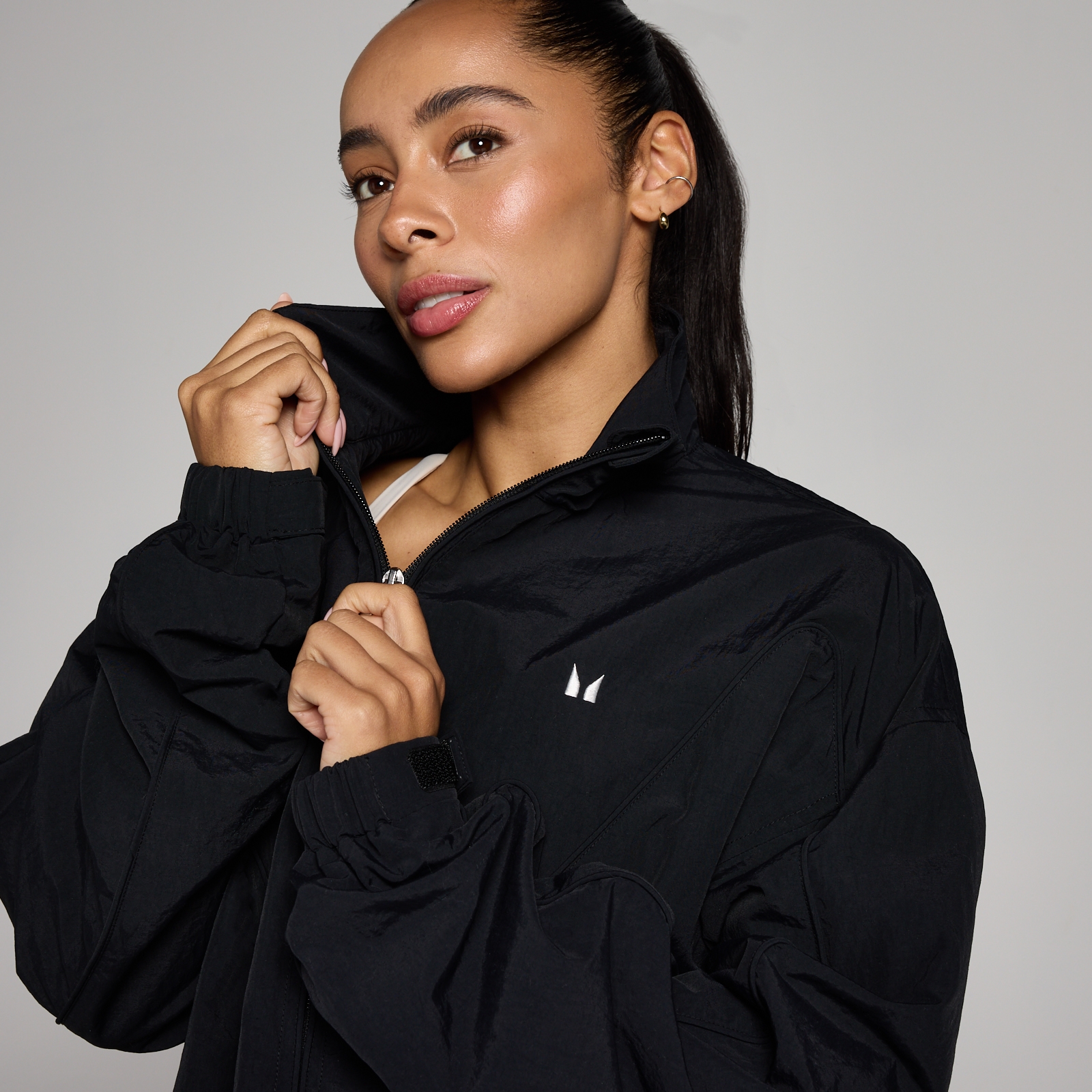 Thumbnail - MP Damen Gewebte Jacke - Schwarz - XS