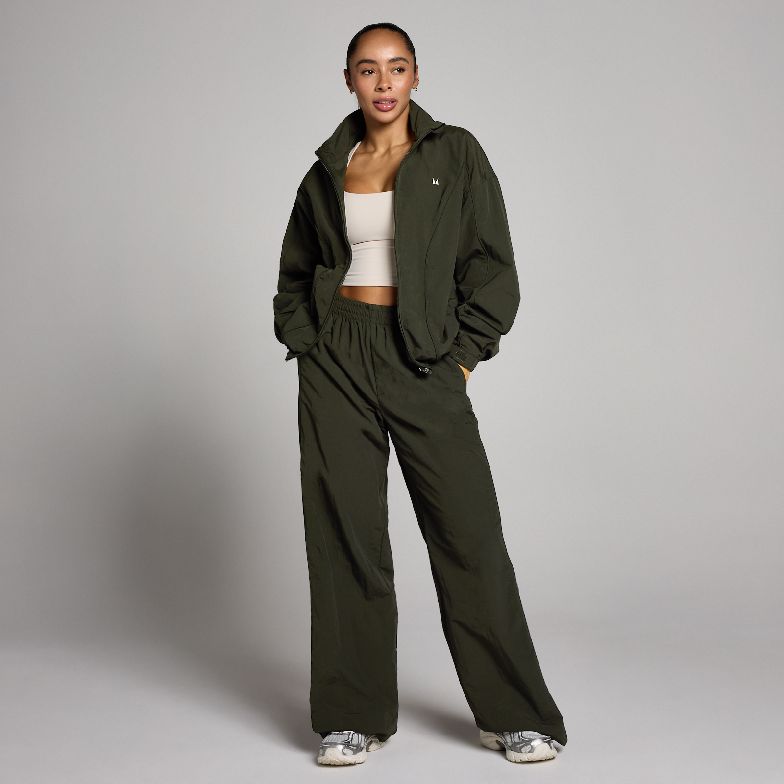 Thumbnail - MP Damen Woven Jacke - Waldgrün - L