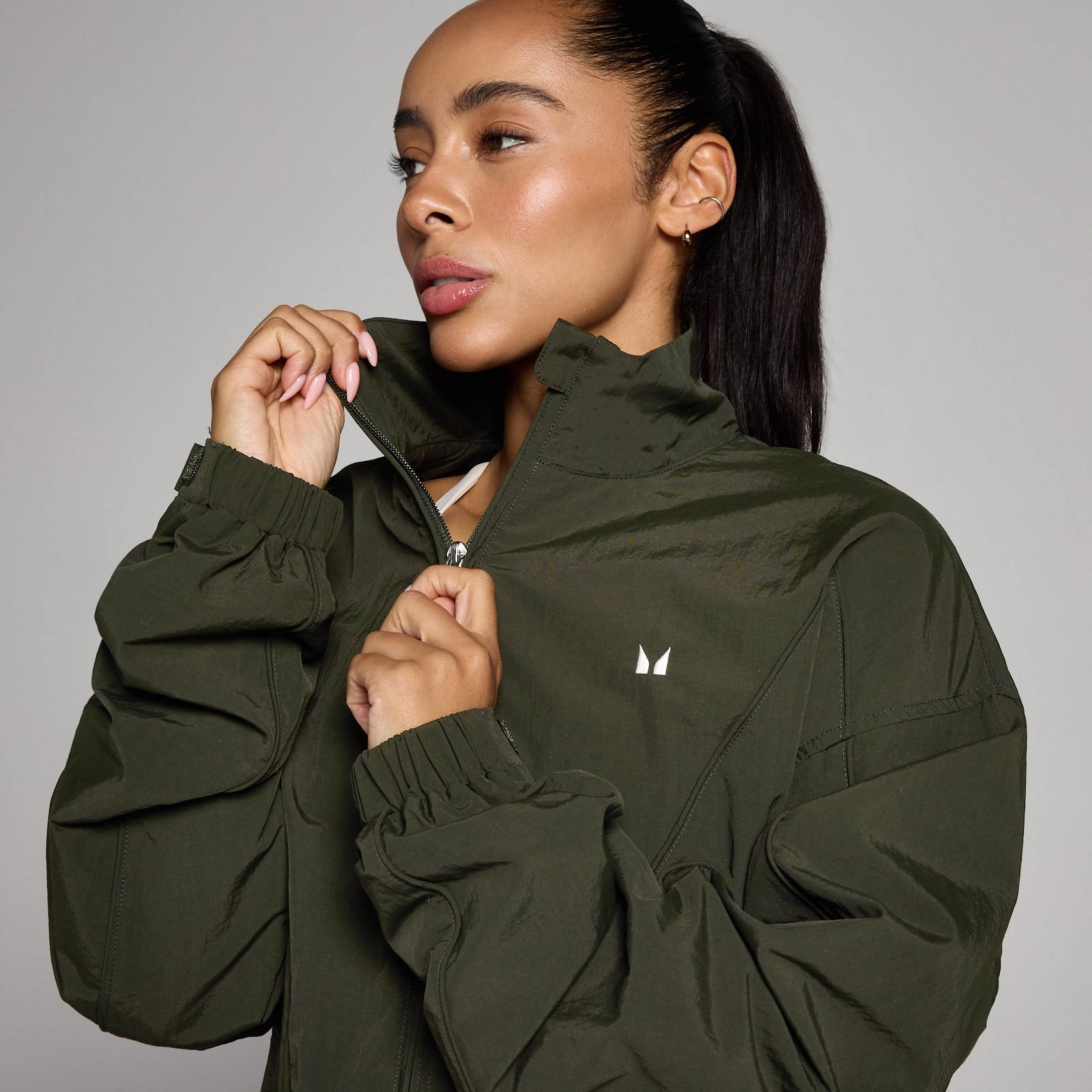 Thumbnail - MP Damen Woven Jacke - Waldgrün - L