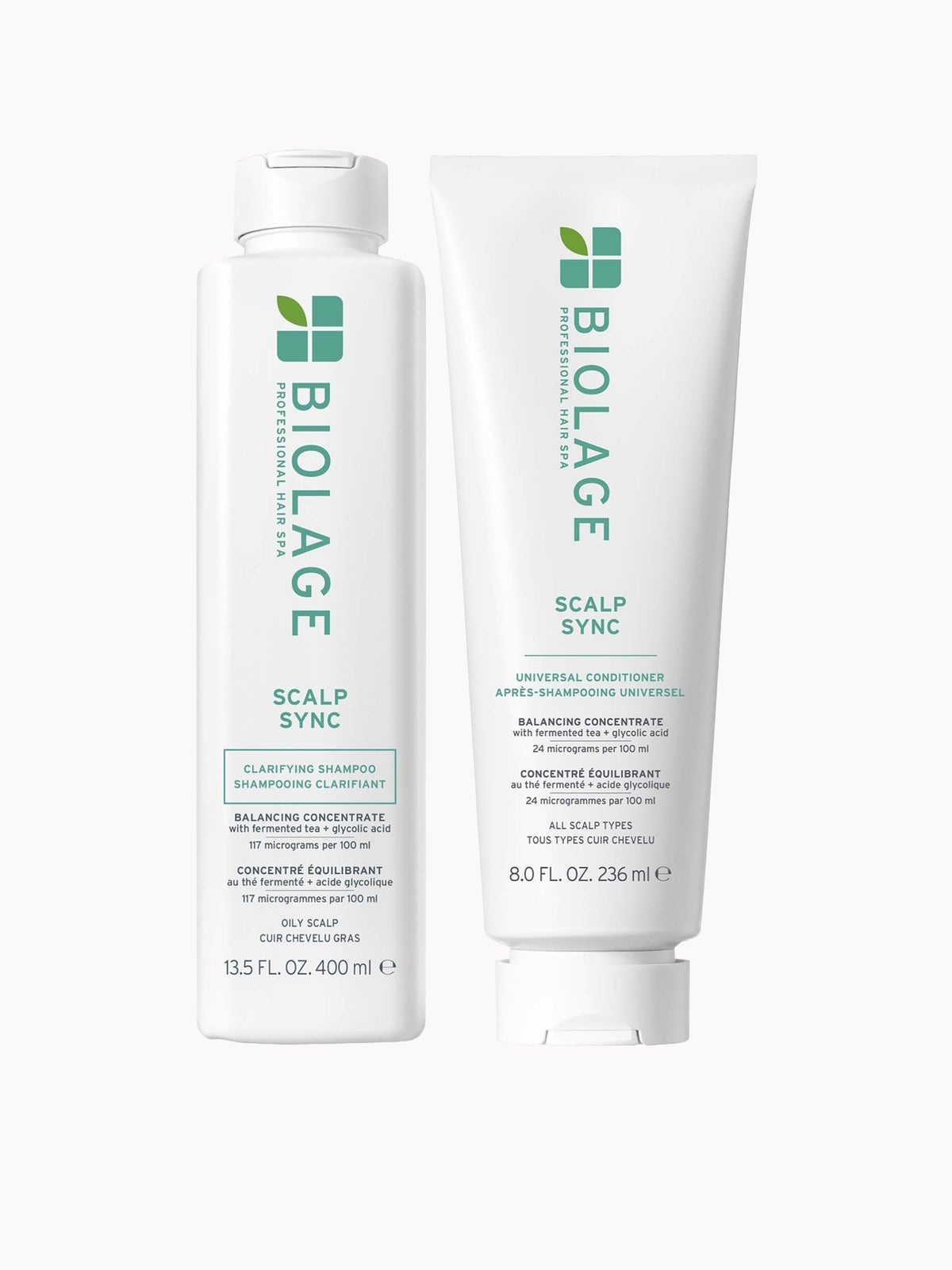 Biolage Scalp Sync Clarifying Shampoo 400ml and Conditioner 236ml Duo