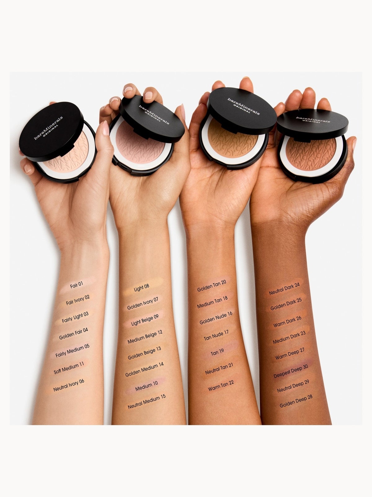 bareMinerals Original Pressed Powder Foundation Mineral SPF15 9g - Golden Dark 25, photo 60