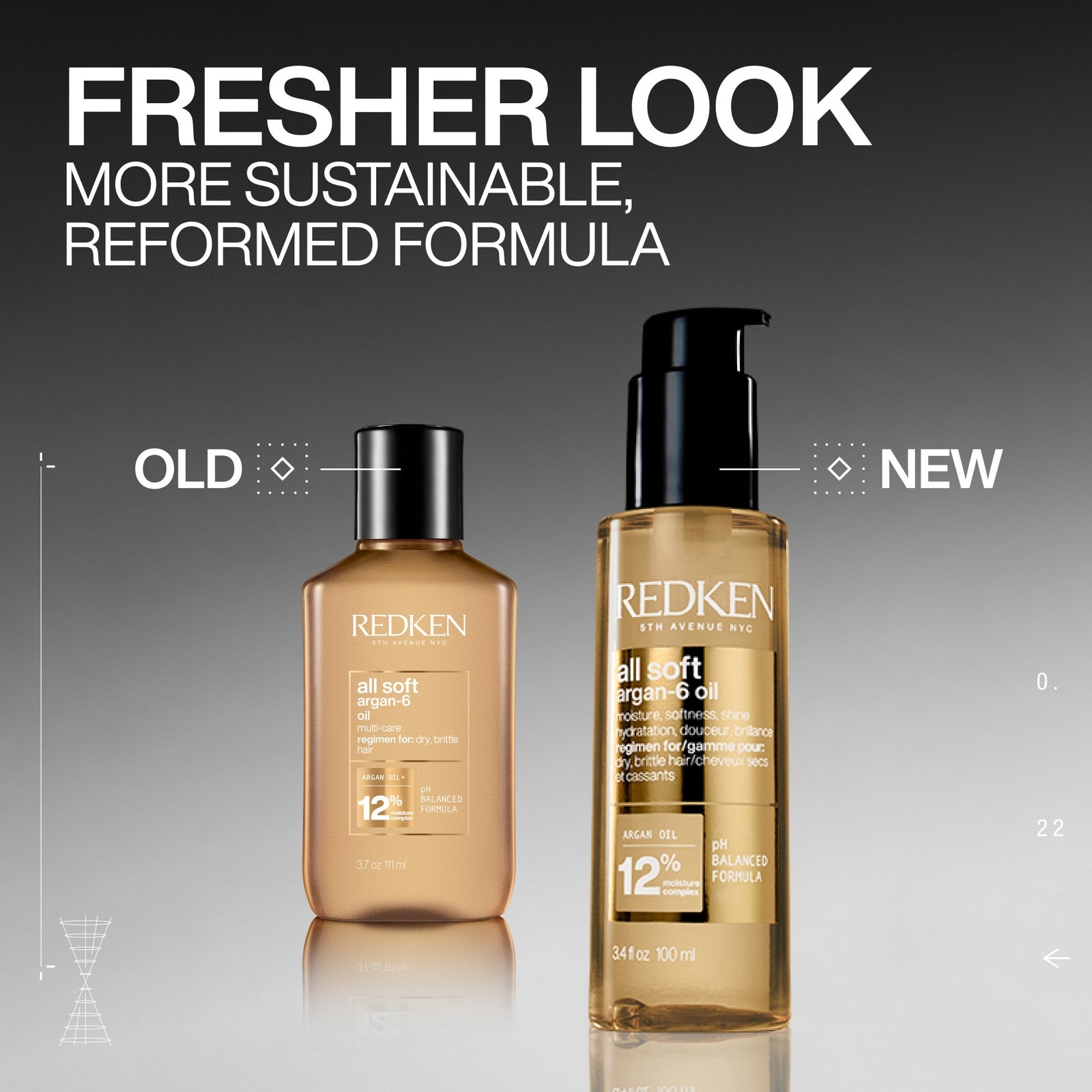 Redken All Soft Argan-6 Oil in Clear | Size: 100ml