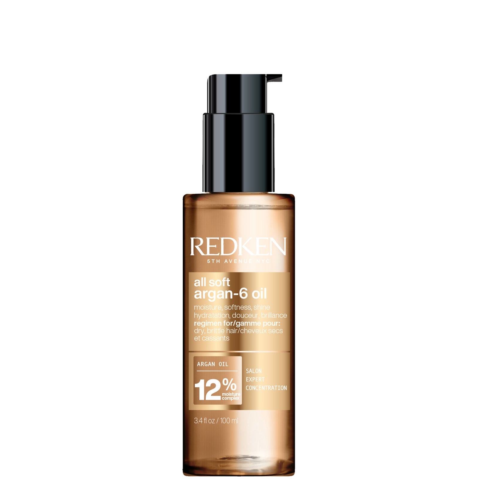 Redken All Soft Argan-6 Oil for Softness, Shine and Protection 100ml