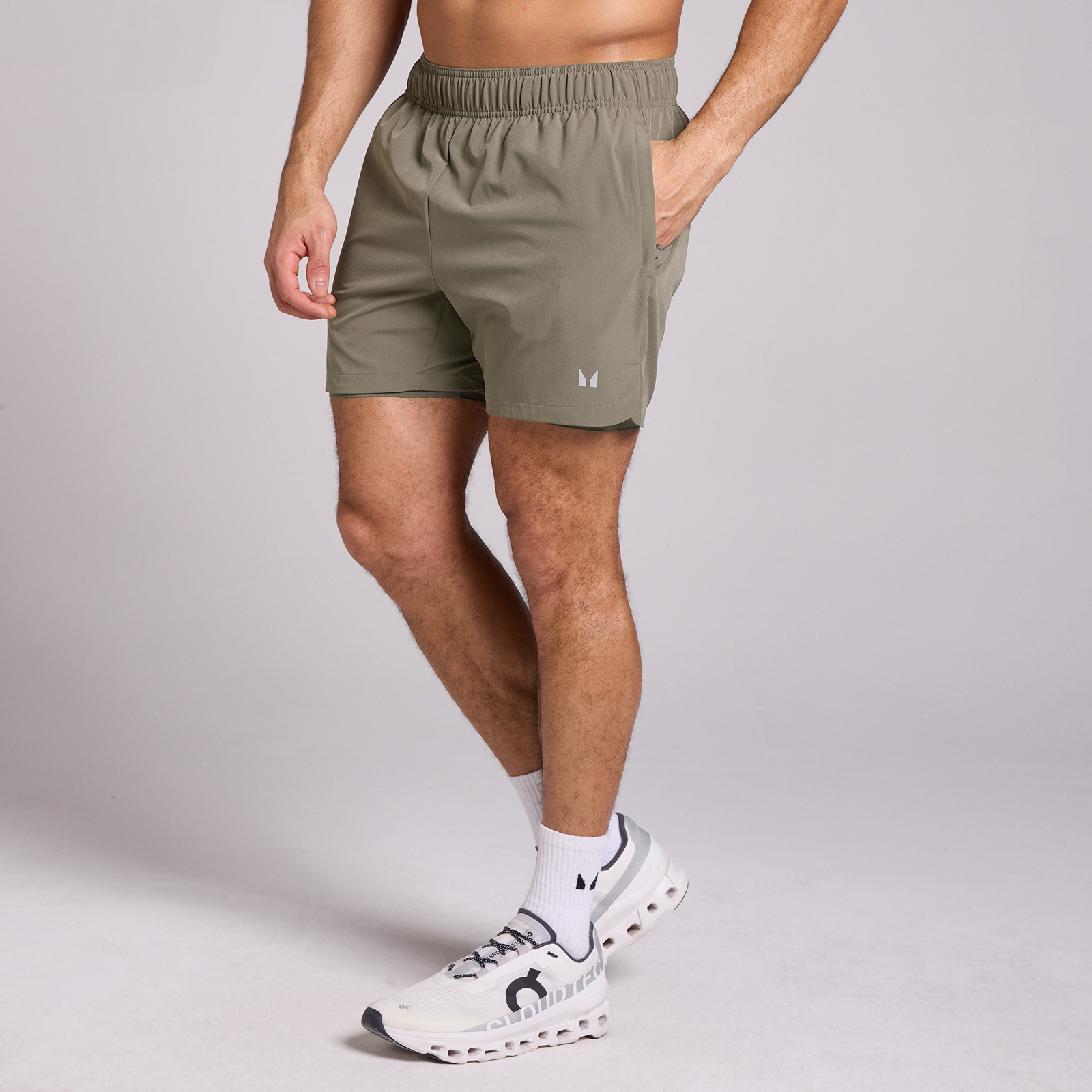 Myprotein UK MyProtein MP Men's 5  2-in-1 Training Shorts - Bark