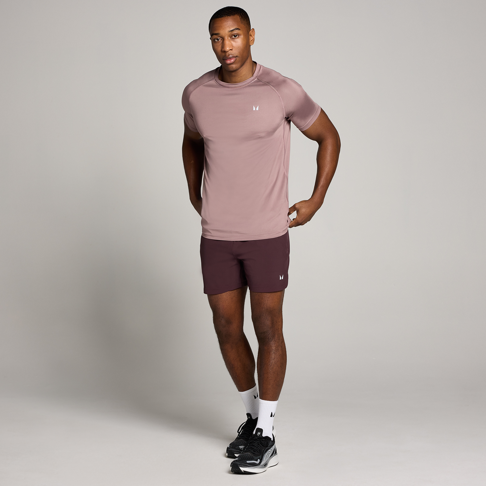 5059883455136 - MP Herren Training 5  Woven Shorts - Fudge - XXXL