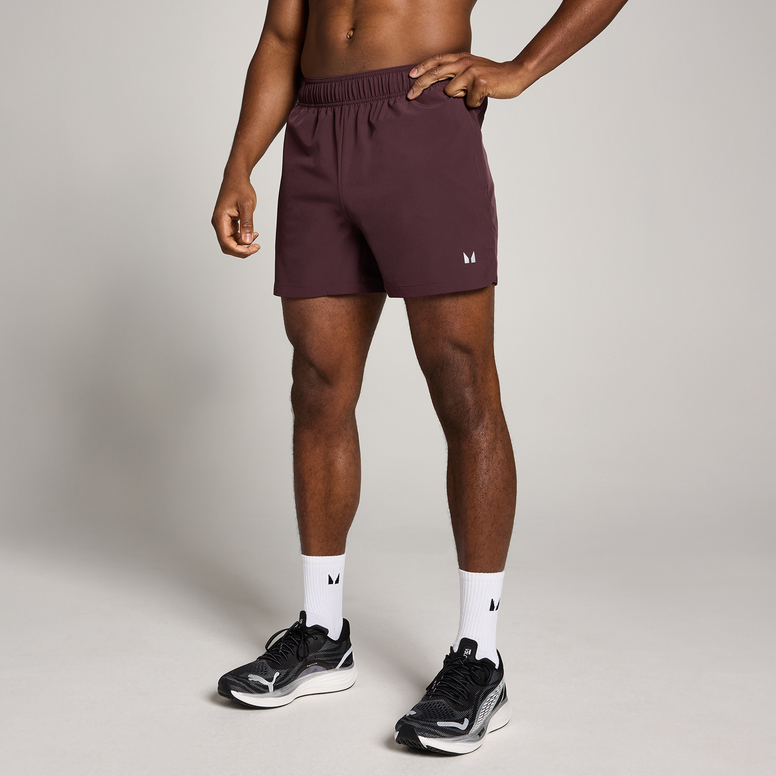 5059883455136 - MP Herren Training 5  Woven Shorts - Fudge - XXXL