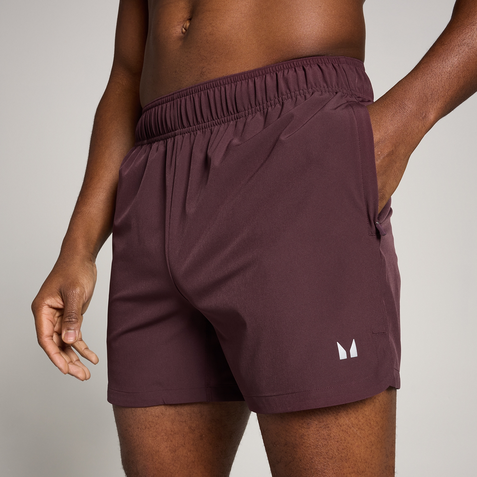 Thumbnail - MP Herren Training 5  Woven Shorts - Fudge - XS