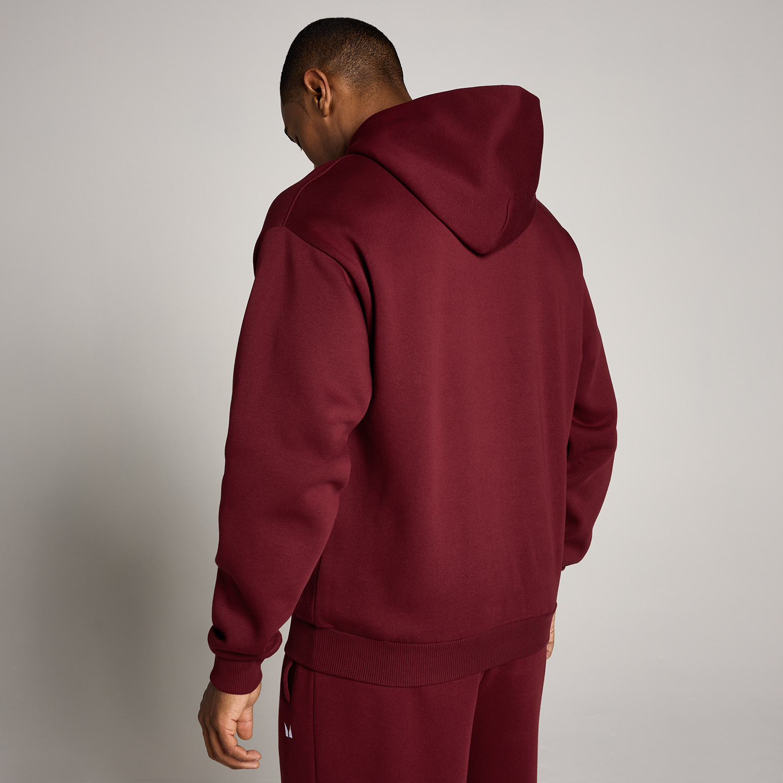 5059883444468 - MP Herren Rest Day Oversized Hoodie - Dunkles Karmesinrot - XL 5059883444468 - MP Herren Rest Day Oversized Hoodie - Dunkles Karmesinrot - XL