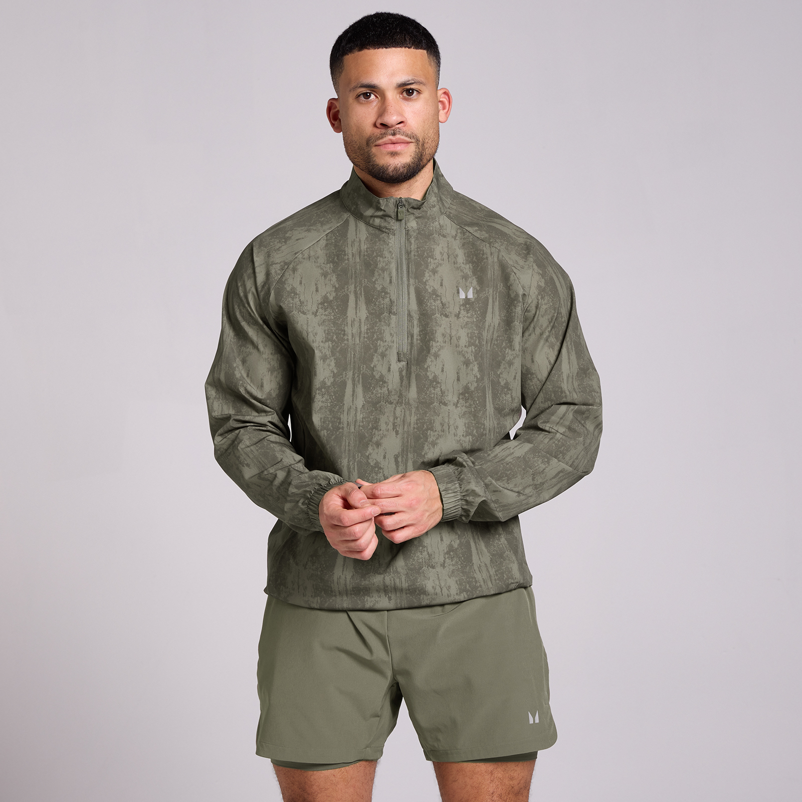 5059883453736 - MP Herren Velocity Windjacke - Bark Print - XS