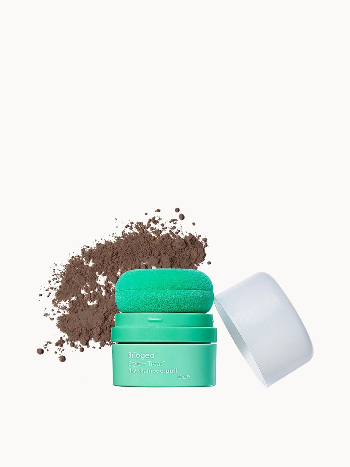 Briogeo Style + Treat Dry Shampoo Puff - Tinted for Dark Hair 15g 2