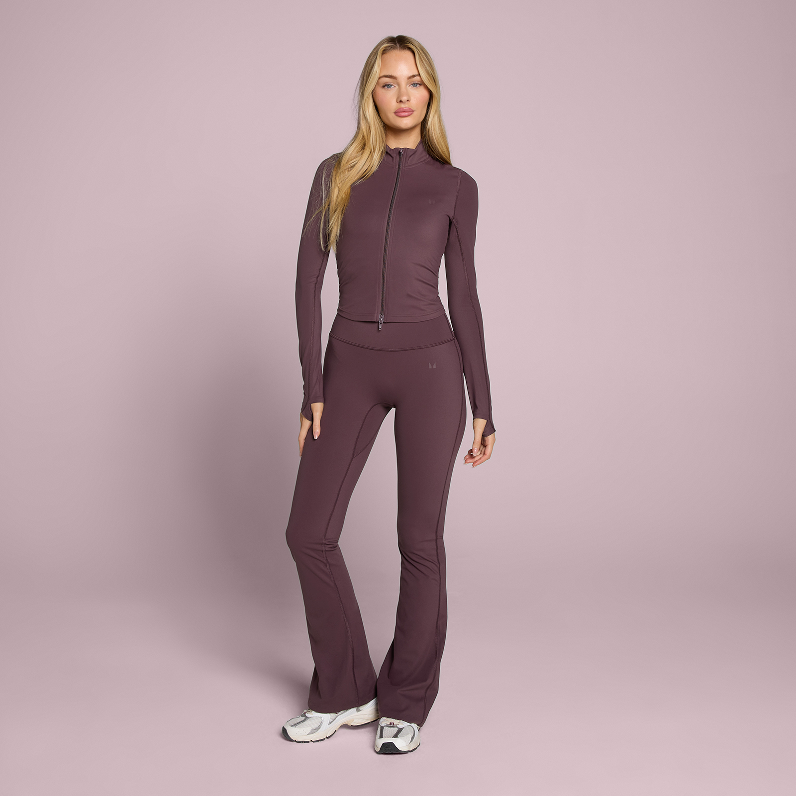 5059883466347 - MP Damen Tempo Tall Flared Leggings - Fudge - XXL