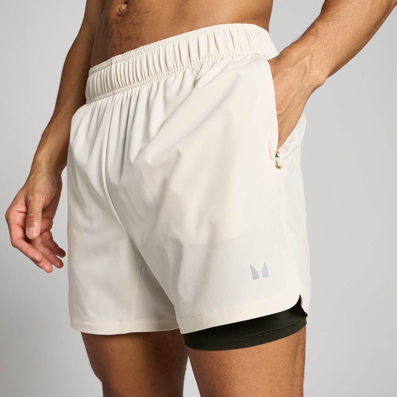 Thumbnail - MP Herren 5 2-in-1 Training Shorts - Bein - L