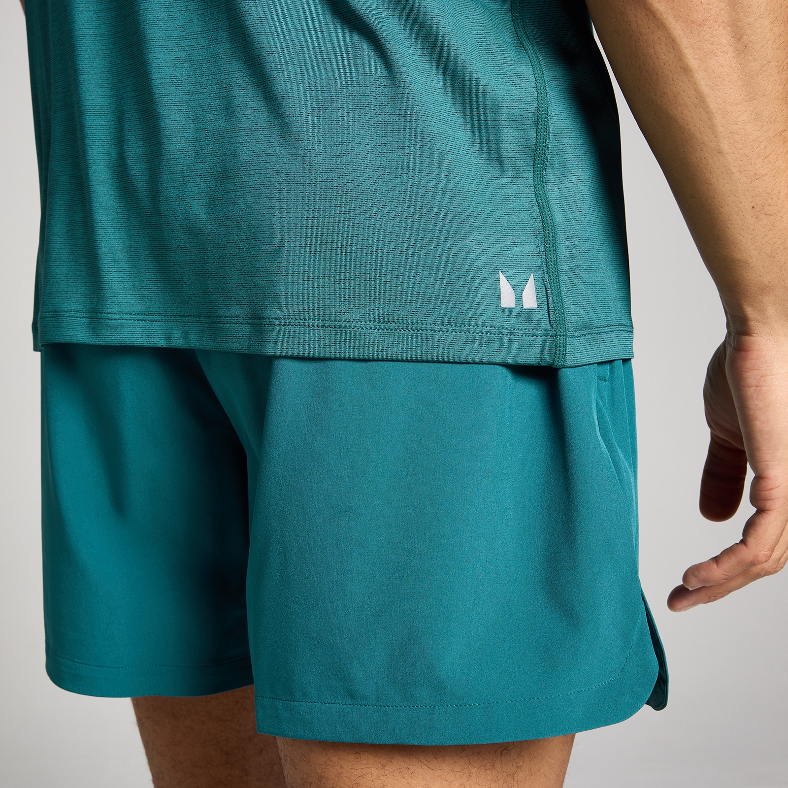 Thumbnail - MP Herren Tempo Marl T-Shirt - Sattes Petrol - S