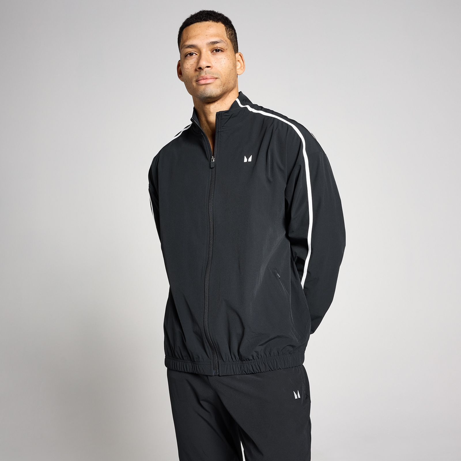 5059883489612 - MP Herren Tempo Panel Woven Jacke - Schwarz - XXXL