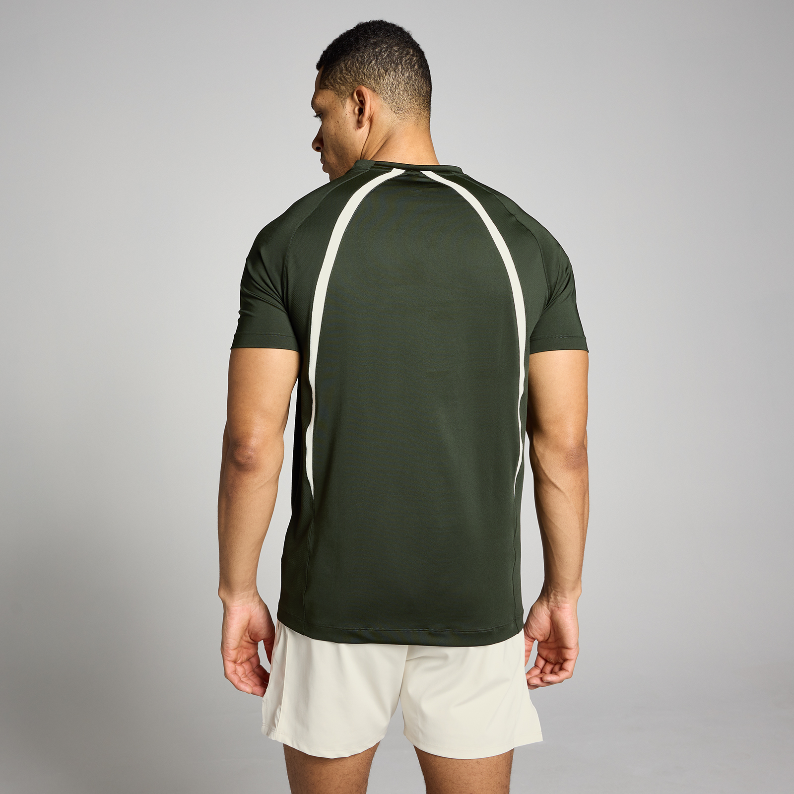 MP Herren Tempo Panel T-Shirt - Waldgrün - M