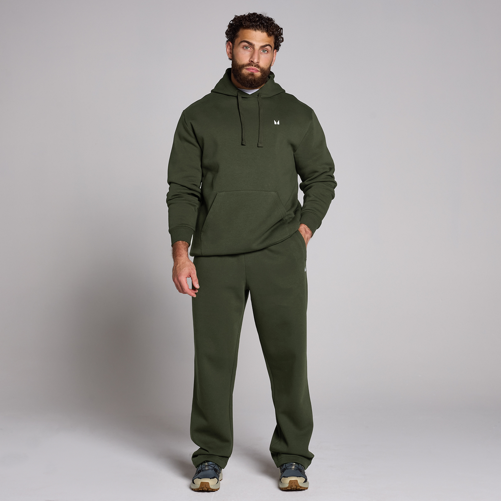 Thumbnail - MP Herren Rest Day Straight Leg Jogger - Waldgrün - S