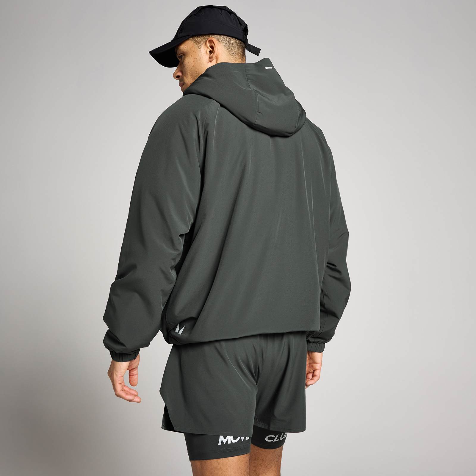 MP Herren Hybrid Leichte Wattierte Jacke - Vintage-Schwarz - S