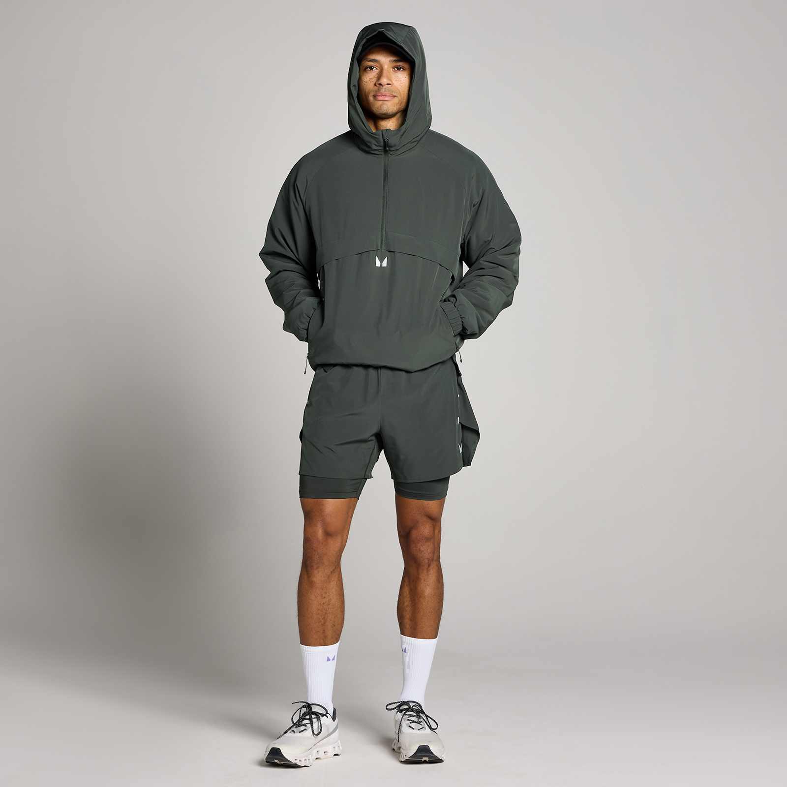 5059883489872 - MP Herren Hybrid Leichte Wattierte Jacke - Vintage-Schwarz - M