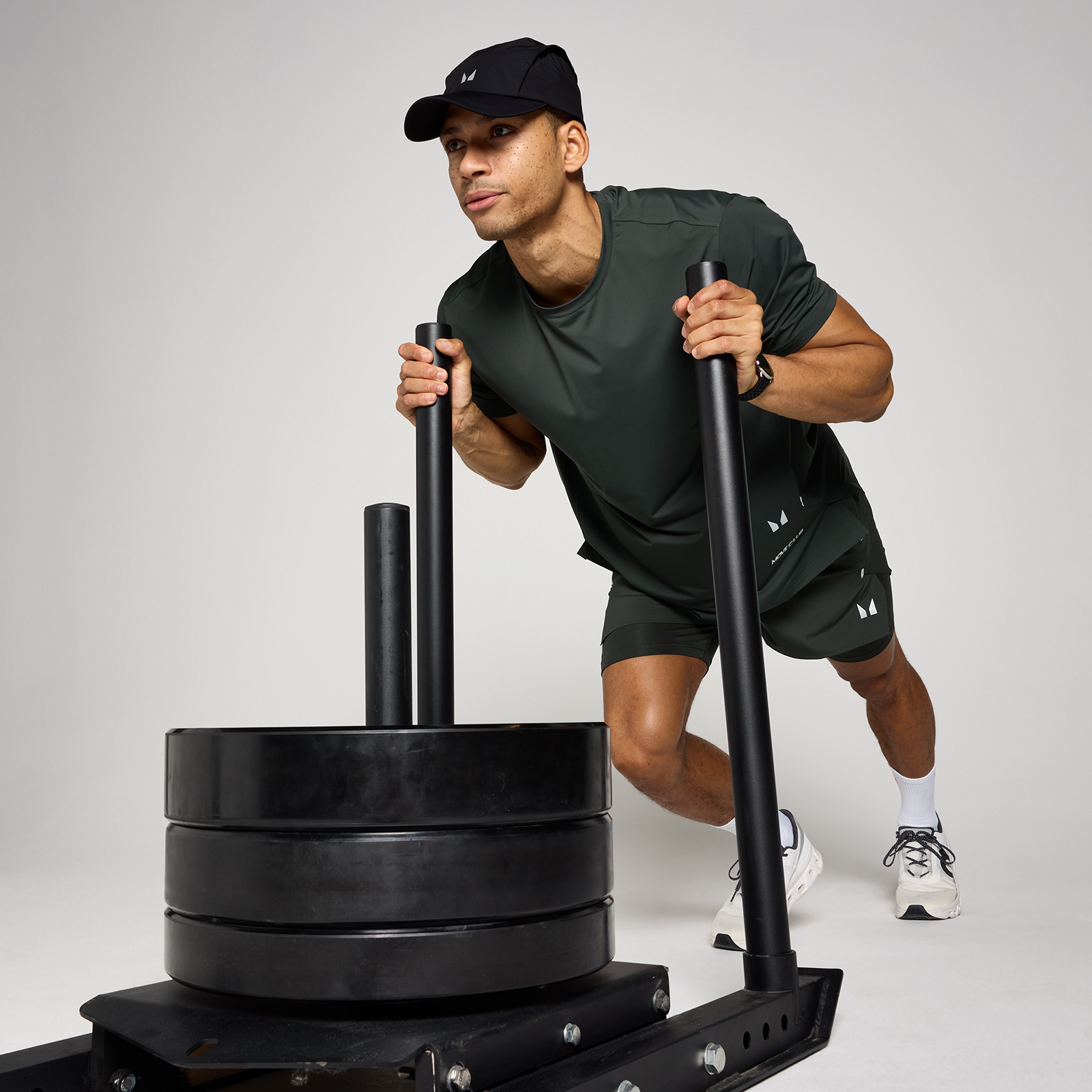 Thumbnail - MP Herren Hybrid Mesh T-Shirt - Vintage-Schwarz - M