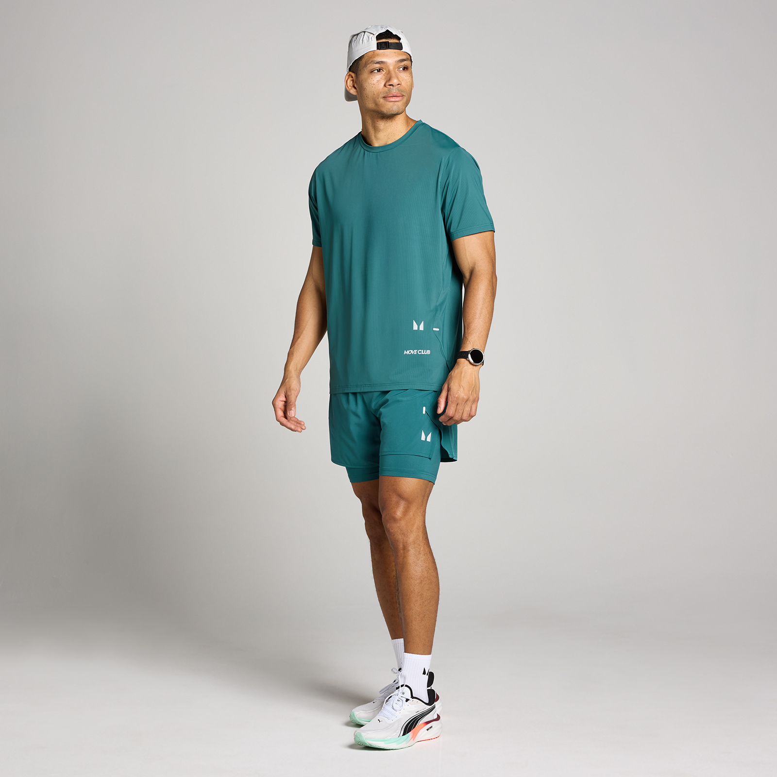 5059883466613 - MP Herren Hybrid Mesh T-Shirt - Sattes Petrol - M 5059883466613 - MP Herren Hybrid Mesh T-Shirt - Sattes Petrol - M