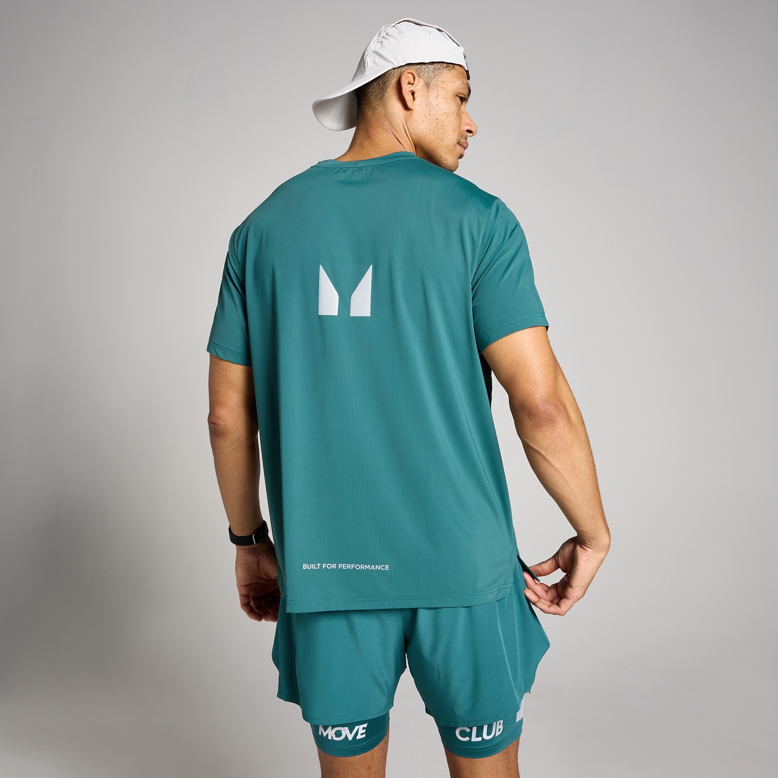 MP Herren Hybrid Mesh T-Shirt - Sattes Petrol - XL