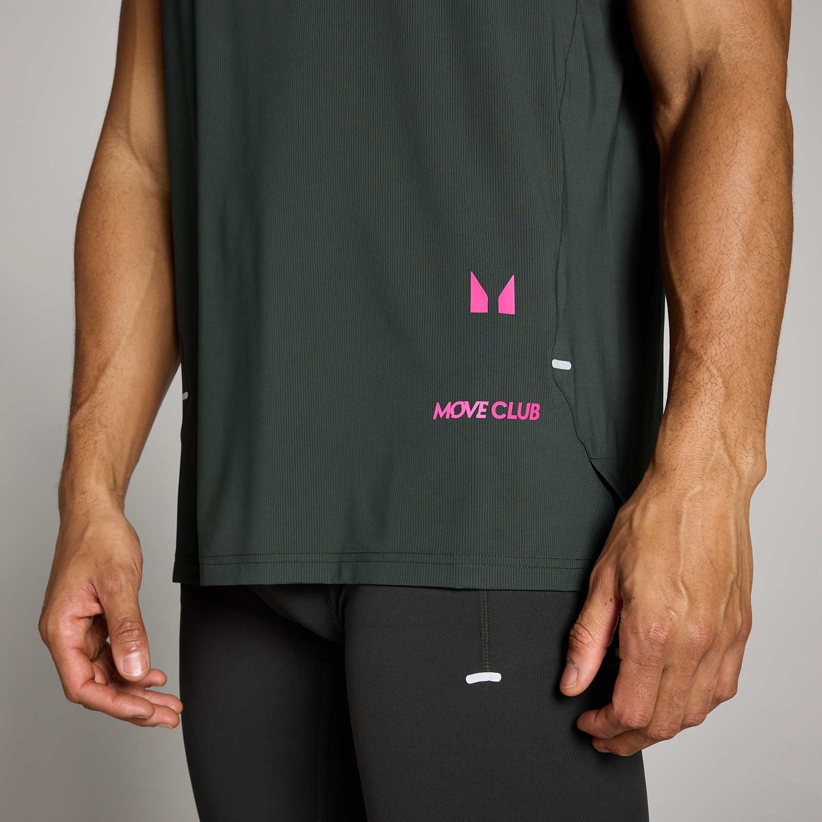 Thumbnail - MP Herren Hybrid Mesh Tank Top - Schwarz Verwaschen - S