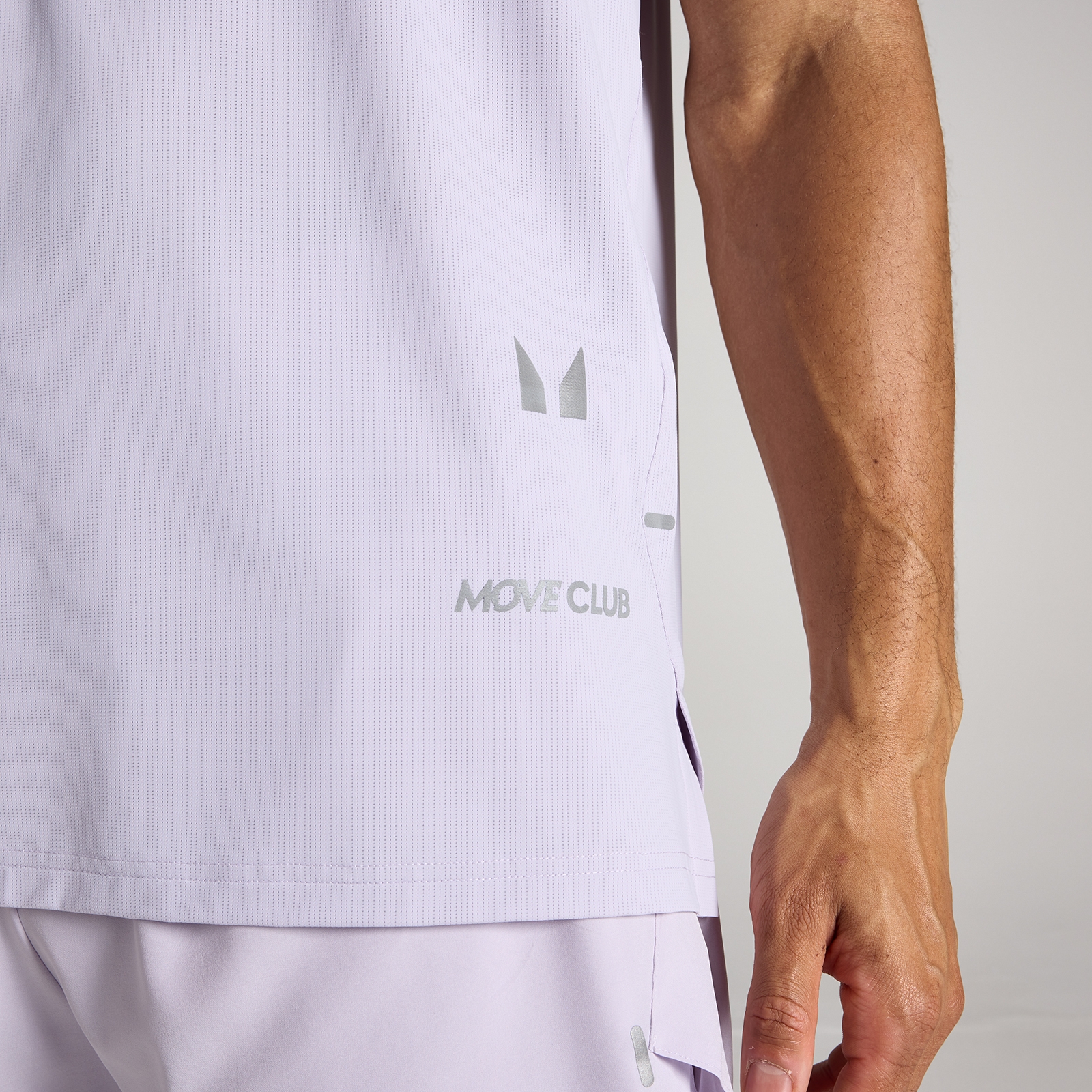 Thumbnail - MP Herren Hybrid Mesh Tank Top - Dusted Grape - XL