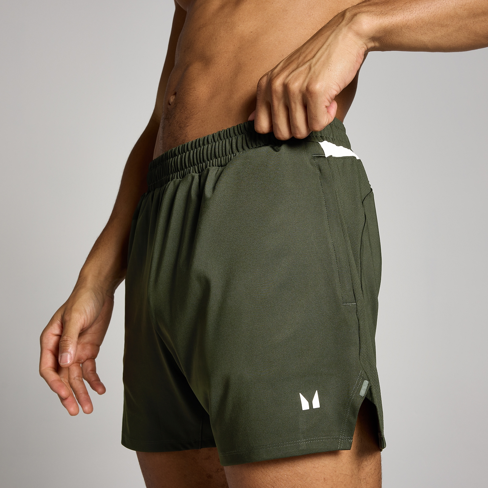 Thumbnail - MP Herren Tempo Panel 5 Shorts - Waldgrün - M