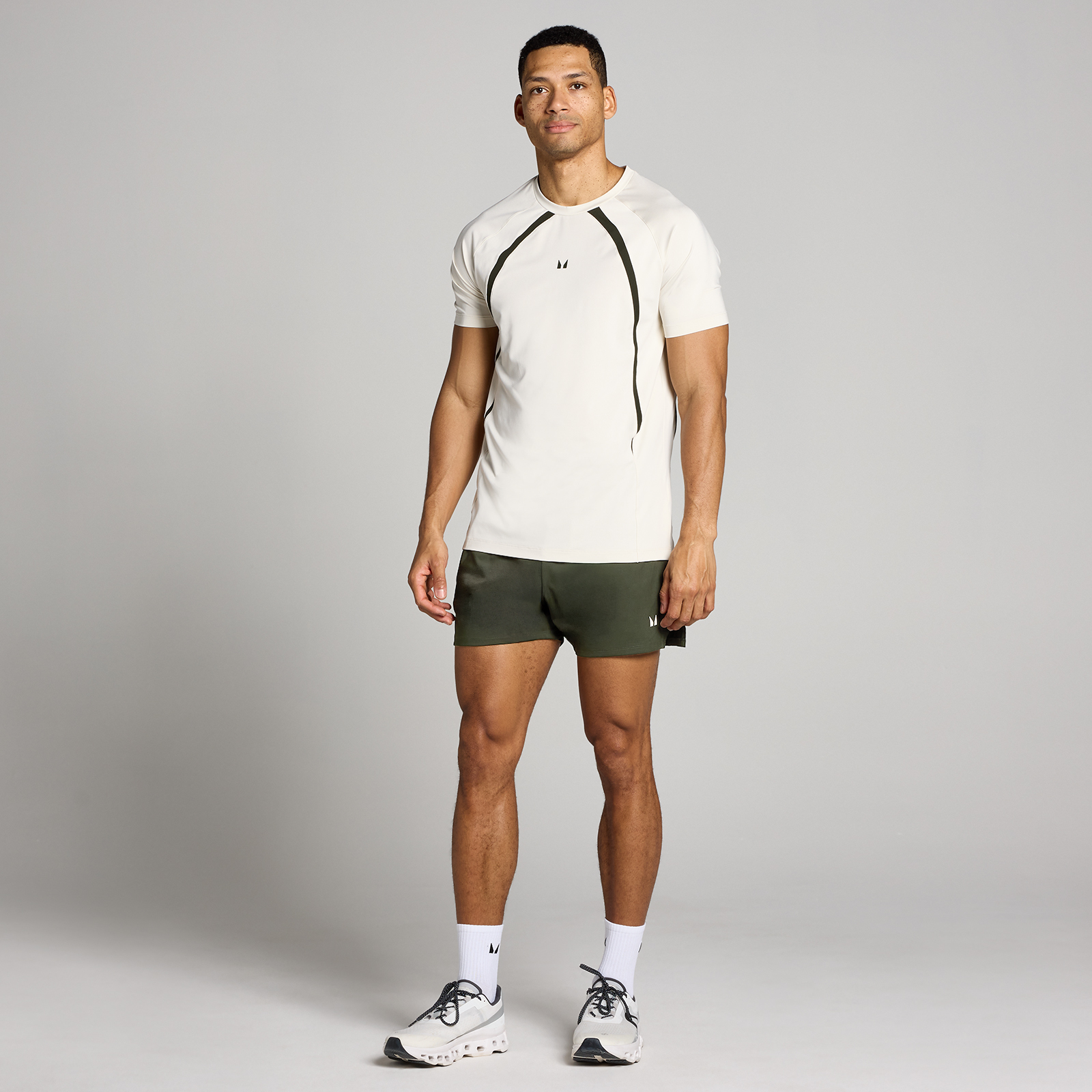 5059883410524 - MP Herren Tempo Panel 5  Shorts - Waldgrün - S