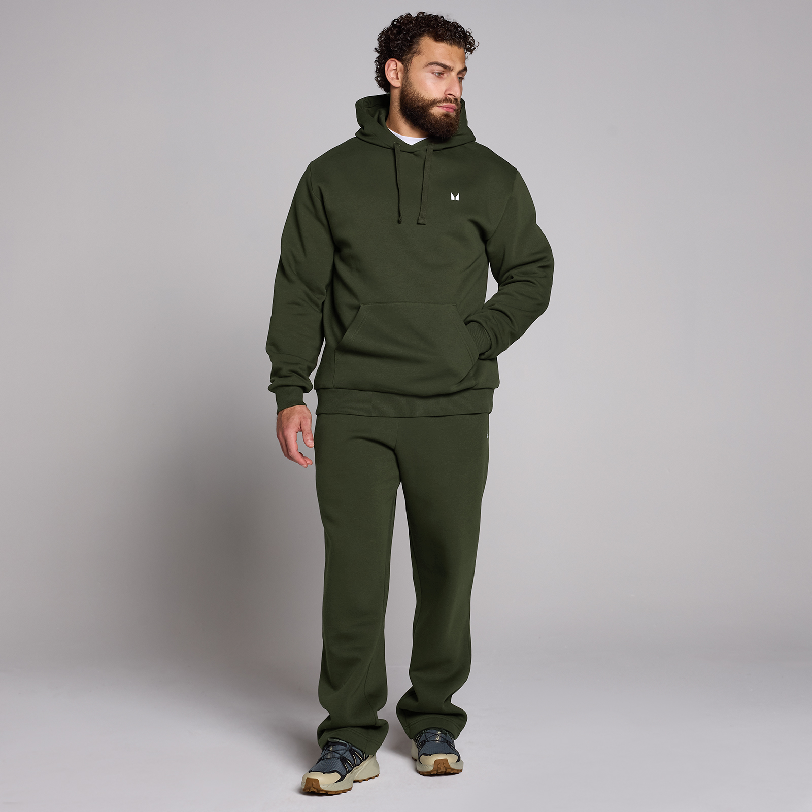 Thumbnail - MP Herren Rest Day Hoodie - Waldgrün - S