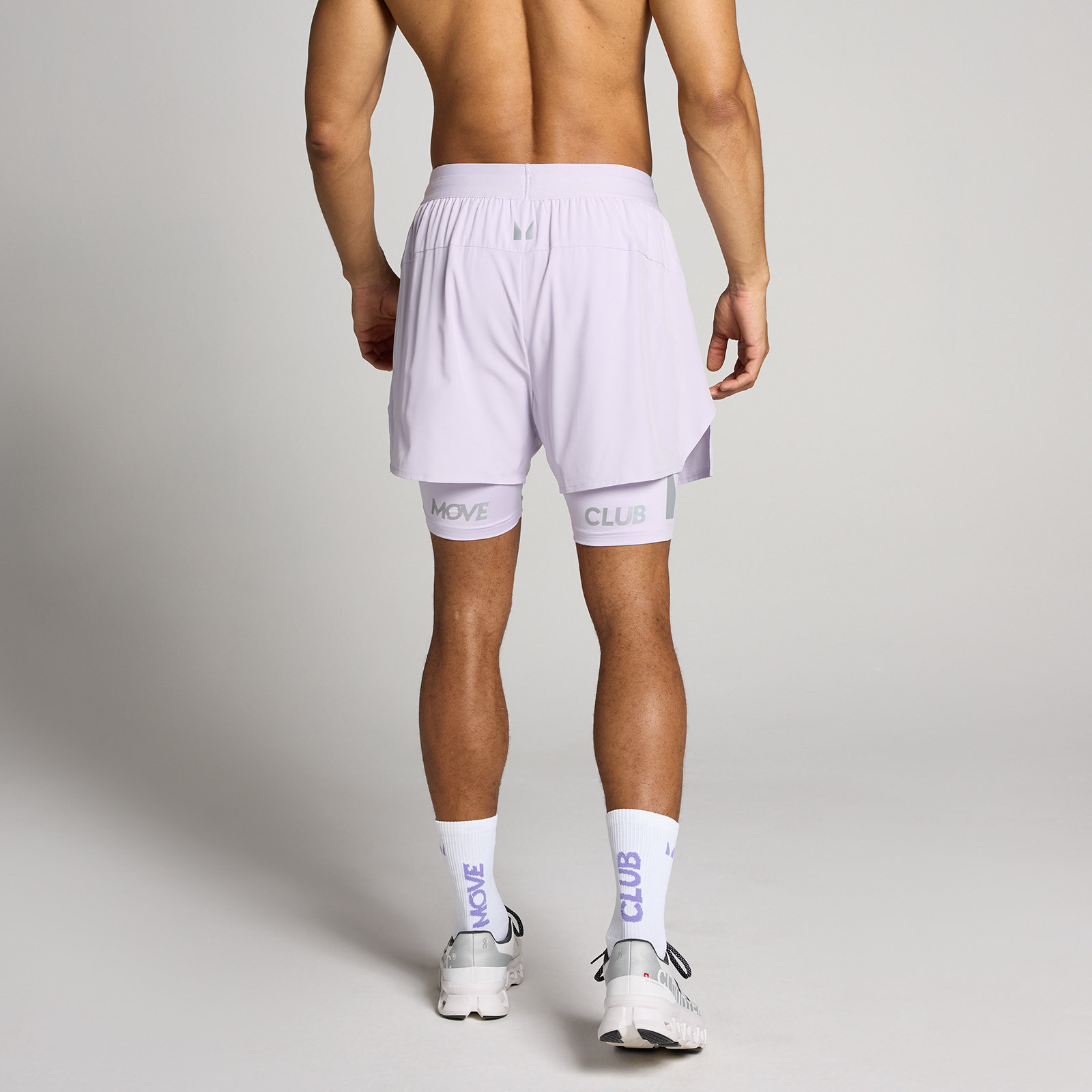 5059883466880 - MP Herren Hybrid Lightweight 5  2-in-1 Shorts - Dusted Grape - XXL
