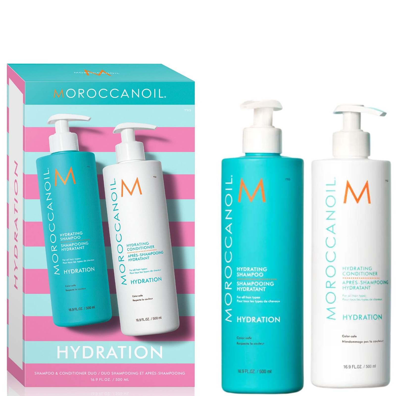 Moroccanoil Hydrating Shampoo and Conditioner 500ml Duo (Worth £82)