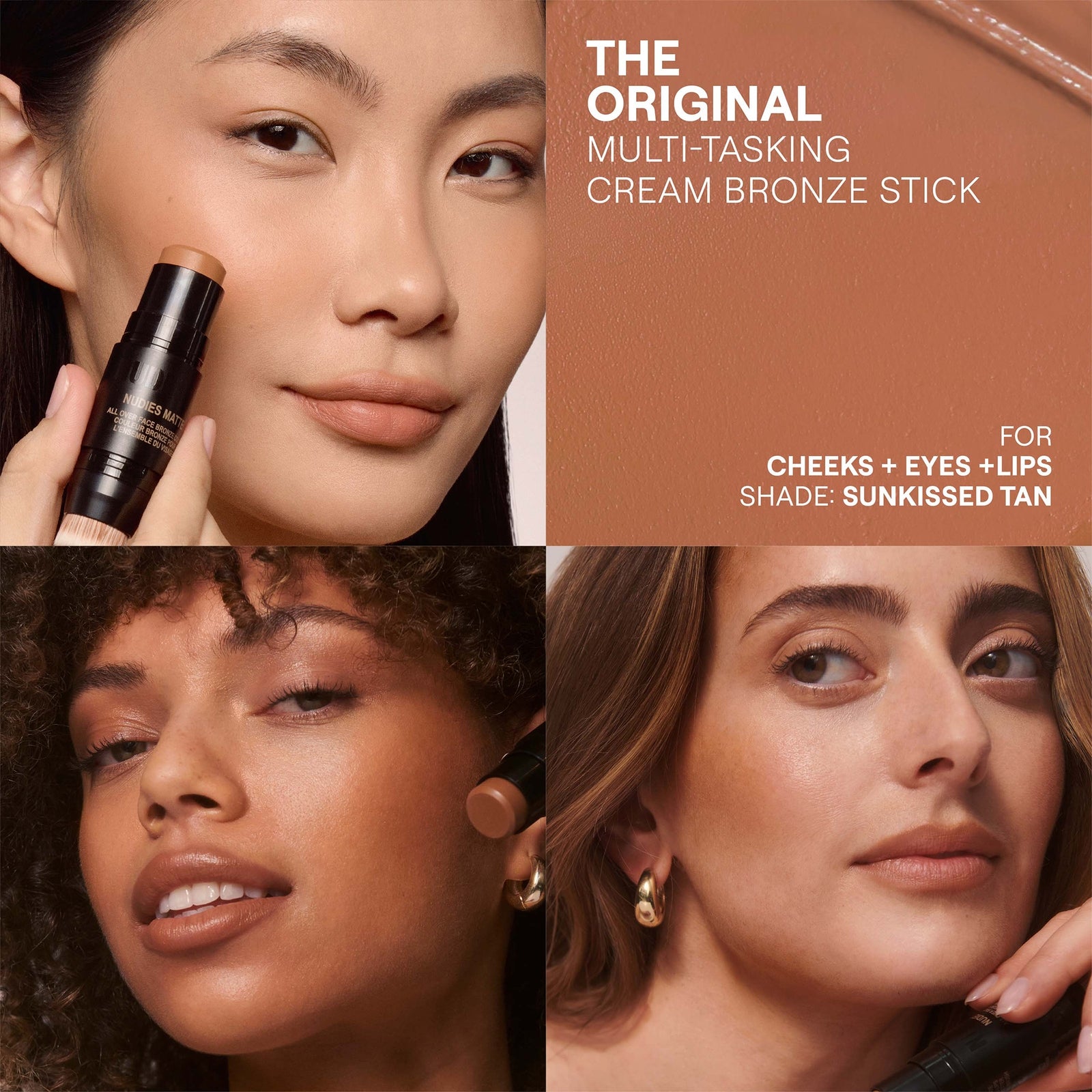NUDESTIX Nudies Matte All Over Face Bronze Colour (Various Shades) - Sunkissed Tan 2