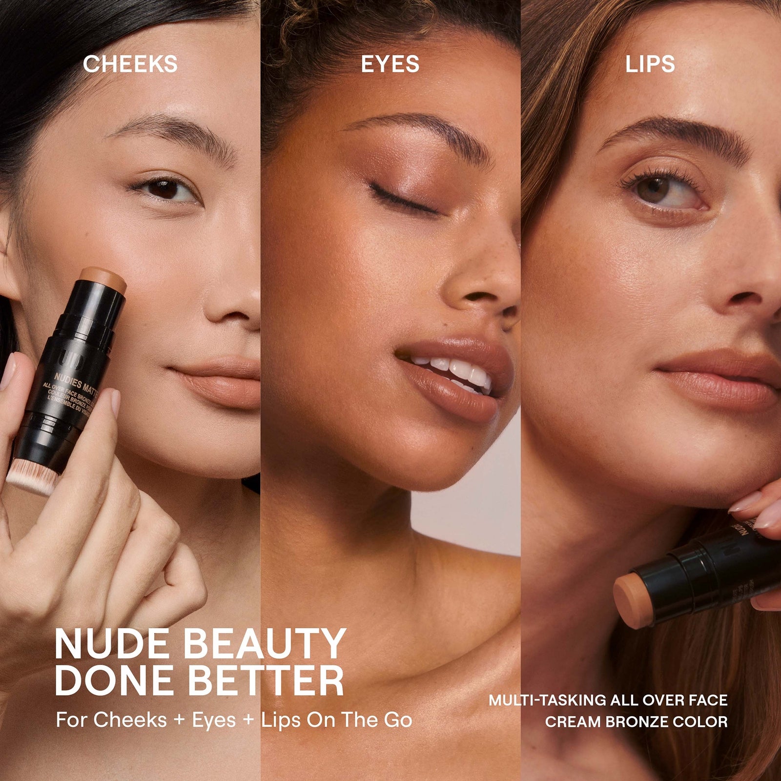 NUDESTIX Nudies Matte All Over Face Bronze Colour (Various Shades) - Sunkissed Tan 3