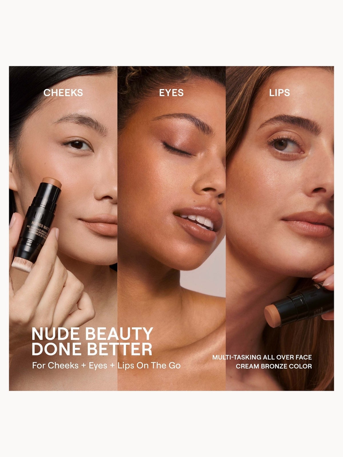NUDESTIX Nudies Matte All Over Face Bronze Colour (Various Shades) - Sunkissed Tan 3