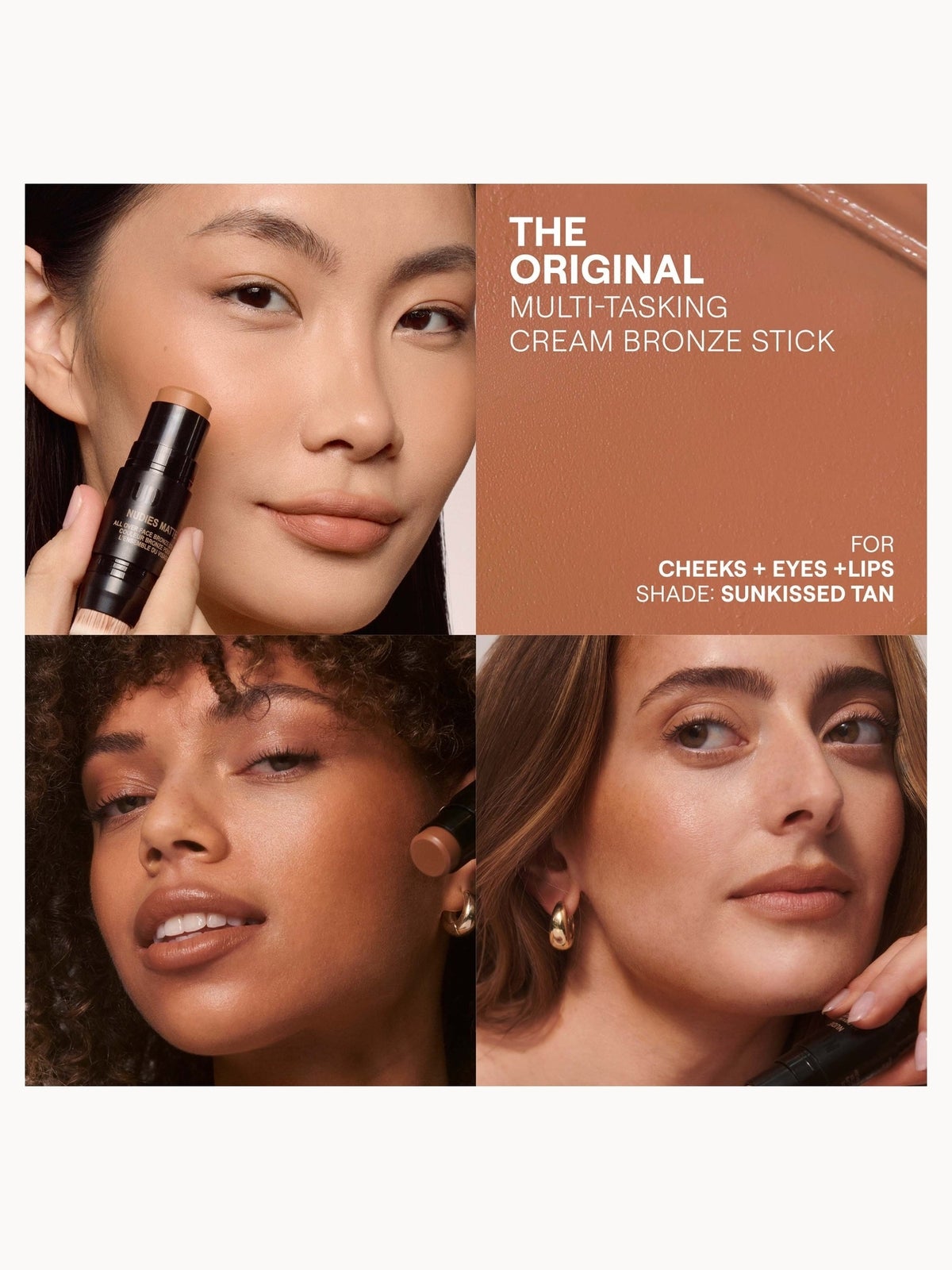 NUDESTIX Nudies Matte All Over Face Bronze Colour (Various Shades) - Sunkissed Tan 2