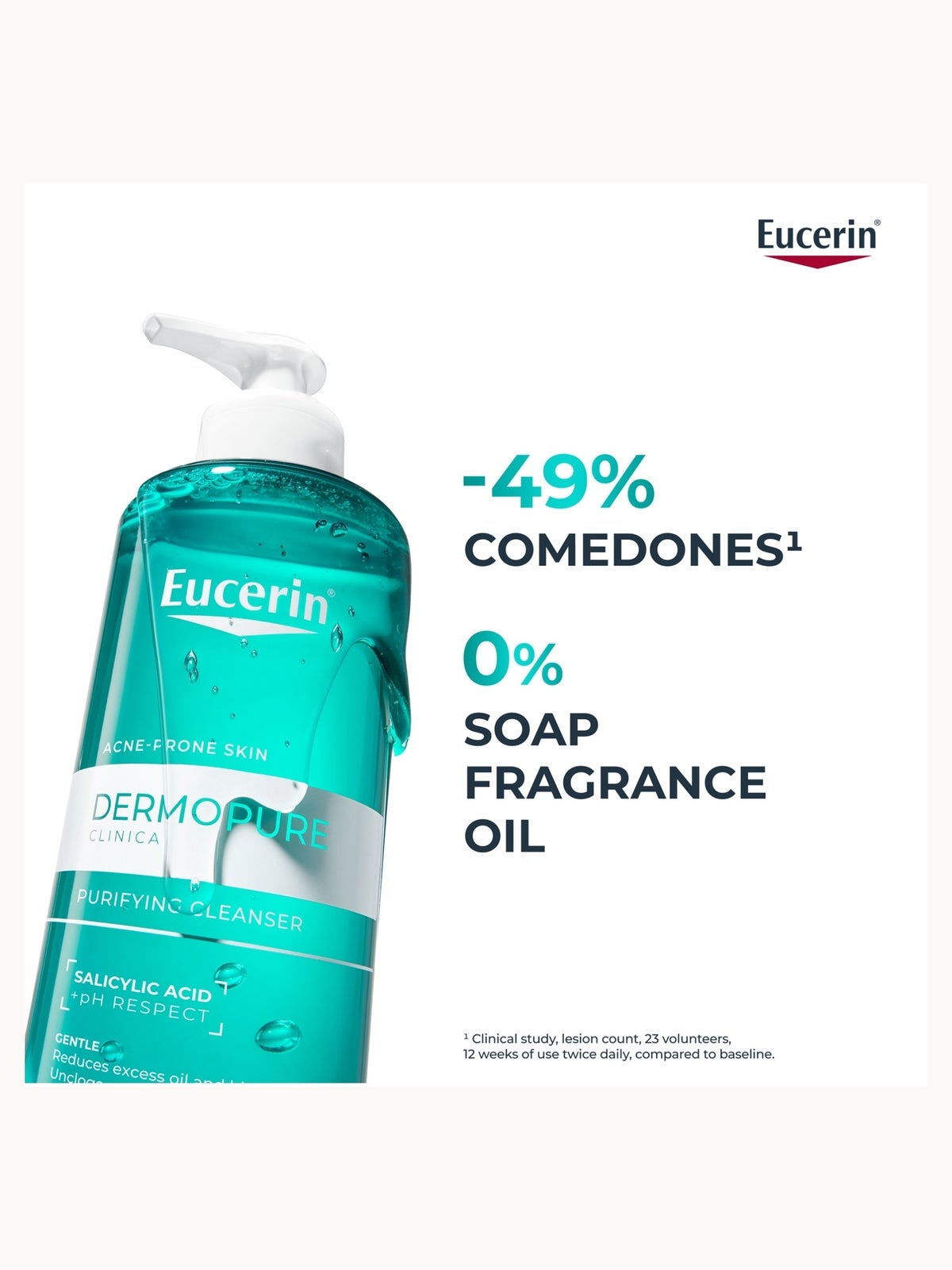 Eucerin Dermopure Clinical Purifying Cleanser 200ml 3