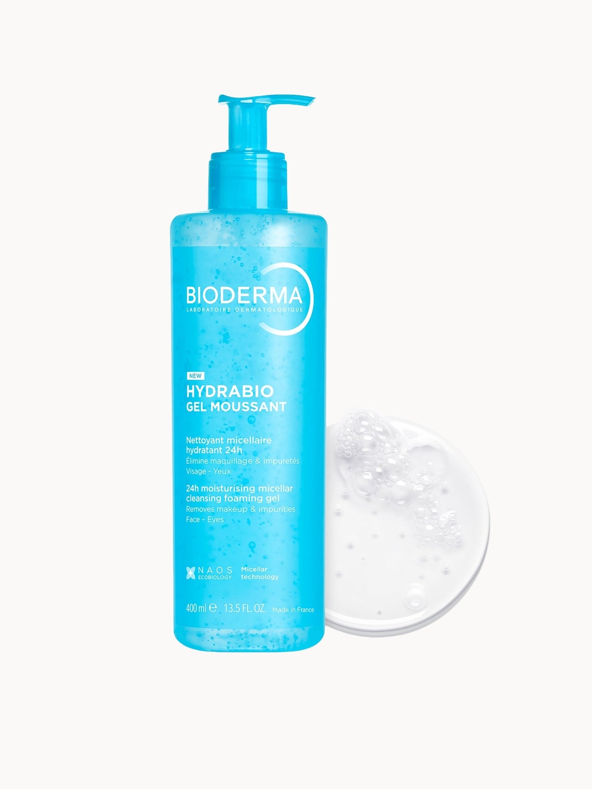 Bioderma Hydrabio Foaming Gel 400ml 2
