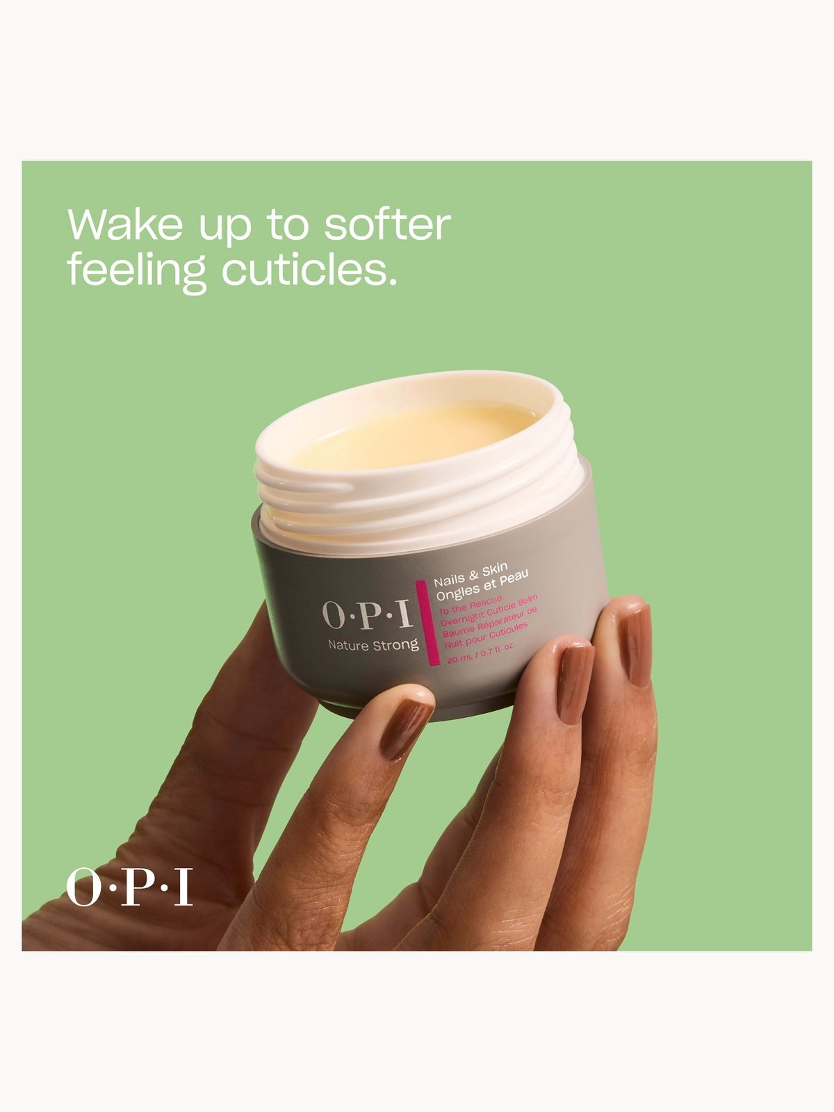 OPI Nature Strong Skincare - To the Rescue Overnight Cuticle Balm 20 ml 2