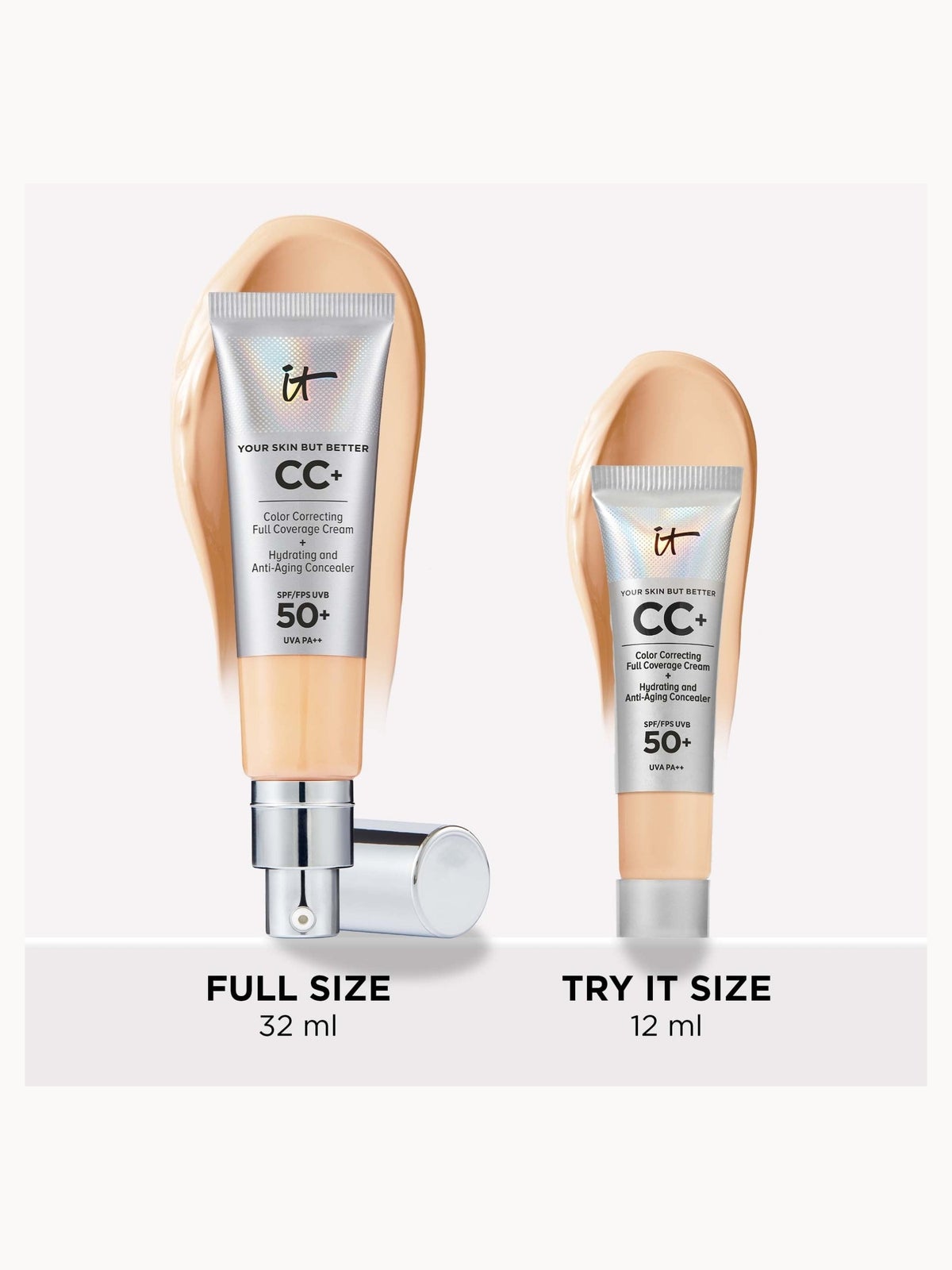 IT Cosmetics Your Skin But Better CC+ Cream with SPF50 12ml (Various Shades) - Light Medium 2