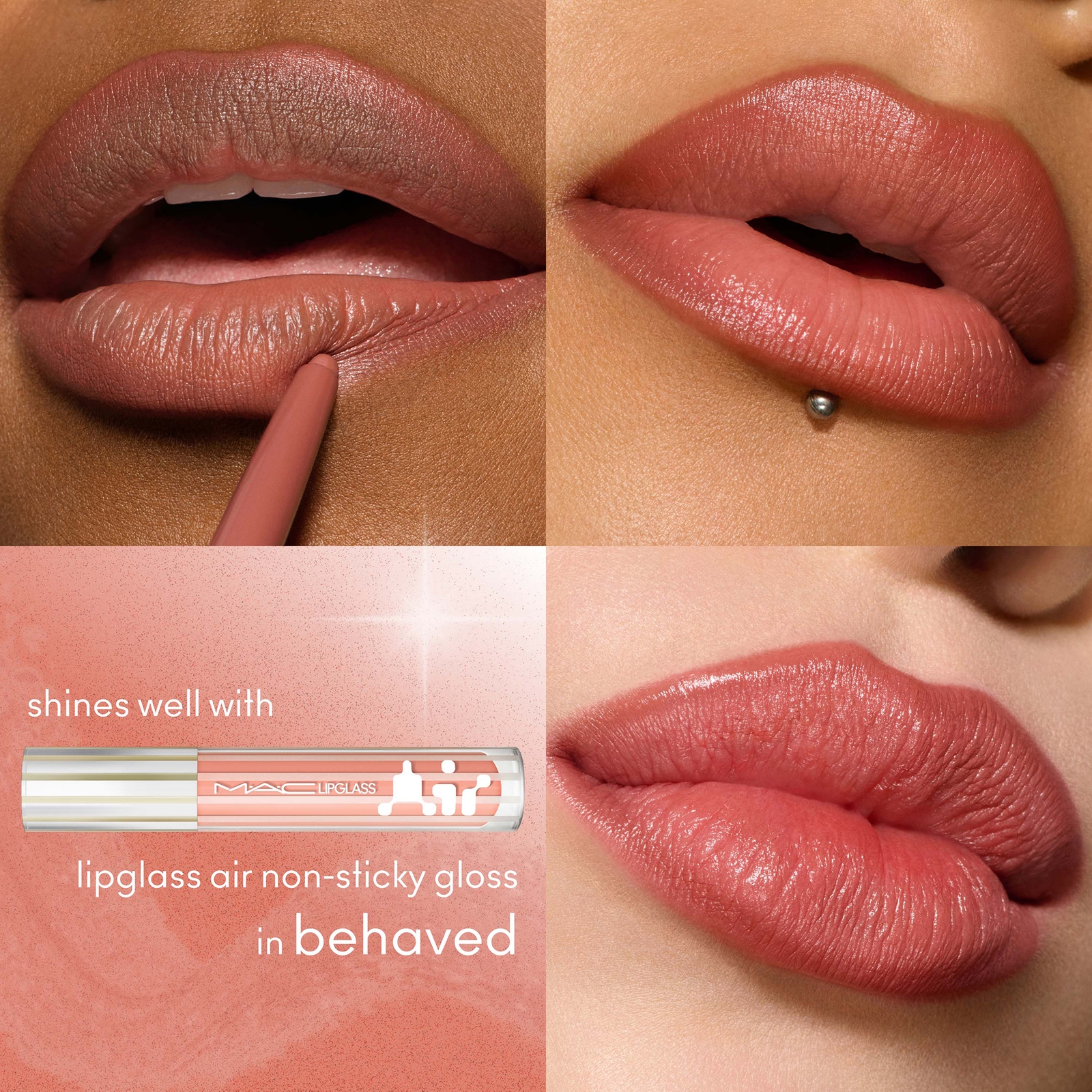 Thumbnail - MAC Lip Glazer Glossy Liner 5ml (Various Shades) - Velvet Teddy