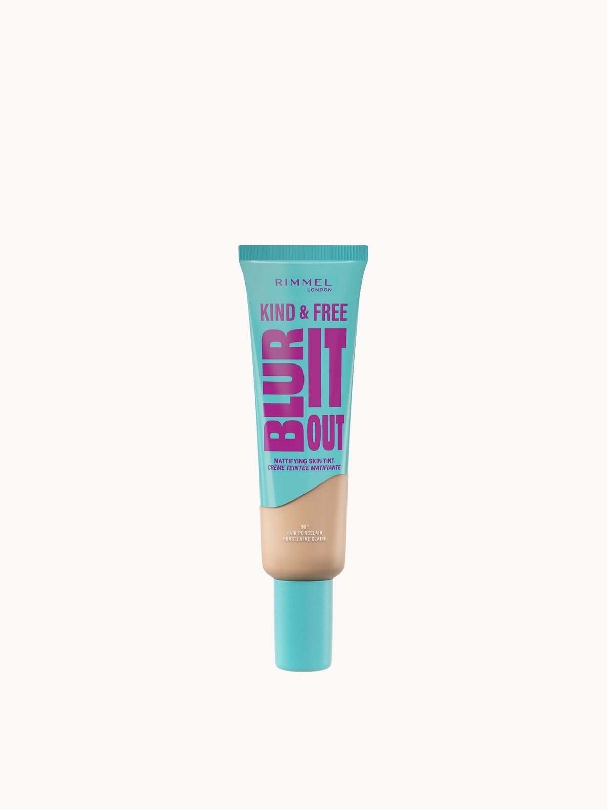 Photos - Other Cosmetics Rimmel London Kind & Free BLUR IT OUT Mattifying Skin Tint 30ml - 001 Fair Porcelain 99350228015 (Various Shades)