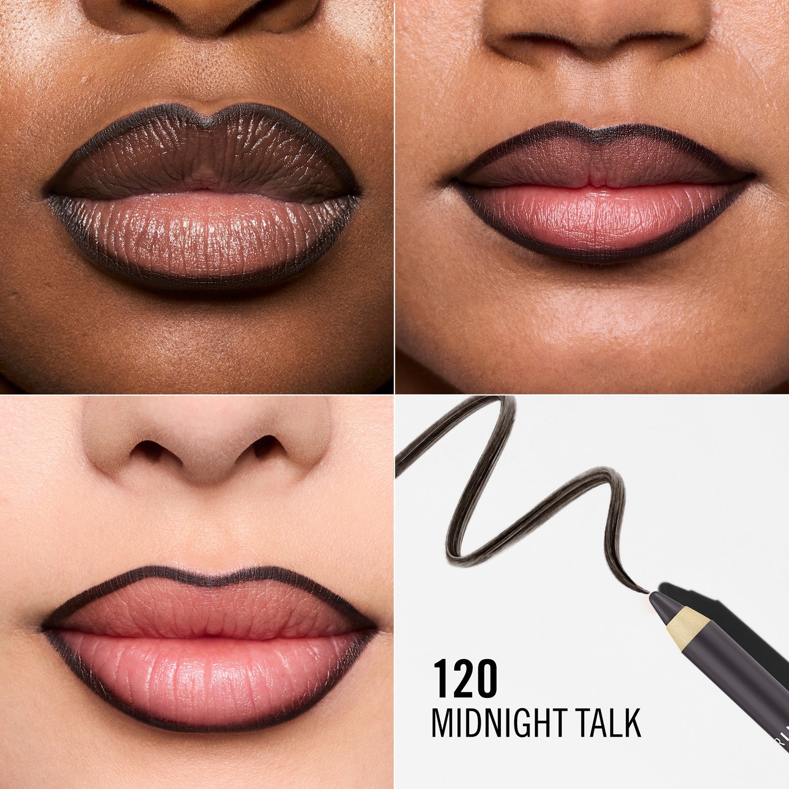 Rimmel London OH MY PLUMP!Plumping Lip Liner 1.2g (Various Shades) - 120 Midnight Talk 2