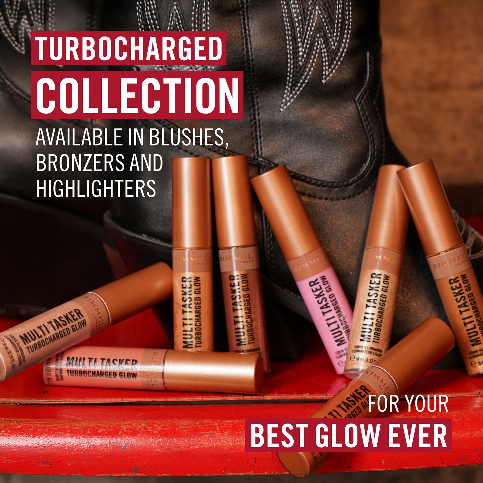 Thumbnail - Rimmel Multi Tasker Turbocharged Glow Liquid Illuminator 10ml (Various Shades) - 005 Iconic as Usual