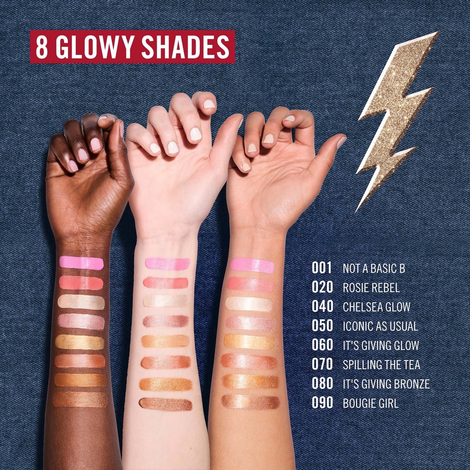 Rimmel Multi Tasker Turbocharged Glow Liquid Illuminator 10ml (Various Shades) - 007 Spilling the Tea 4