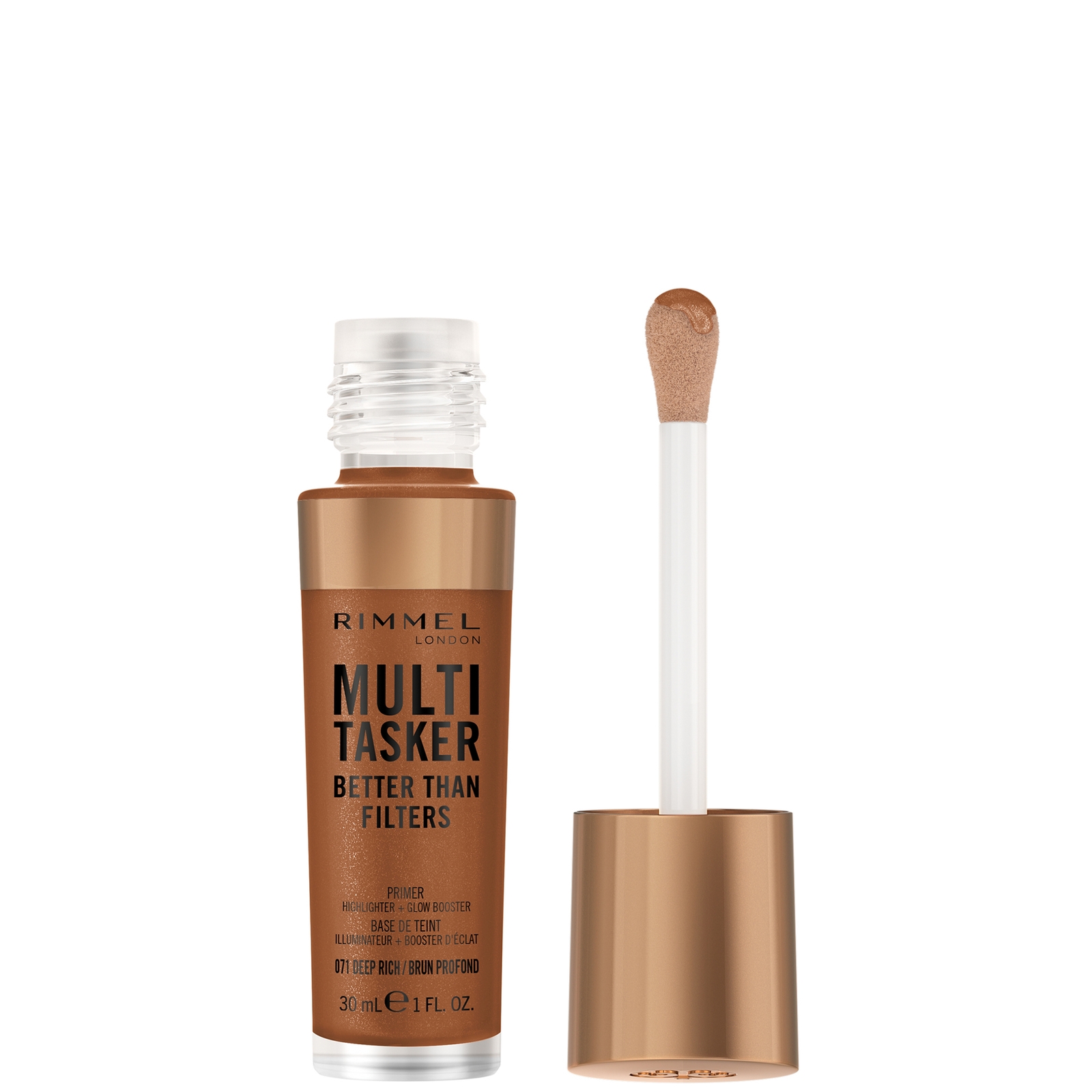 Rimmel London Multi-tasker Better Than Filters Glow Boosting Primer 30ml (various Shades) - 071 Deep Rich
