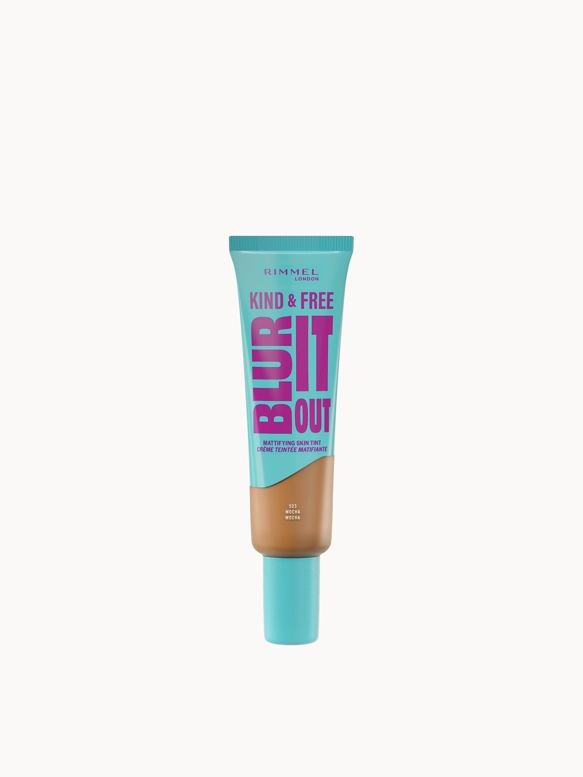 Rimmel London Kind & Free BLUR IT OUT Mattifying Skin Tint 30ml (Various Shades) - 503 Mocha Mocha
