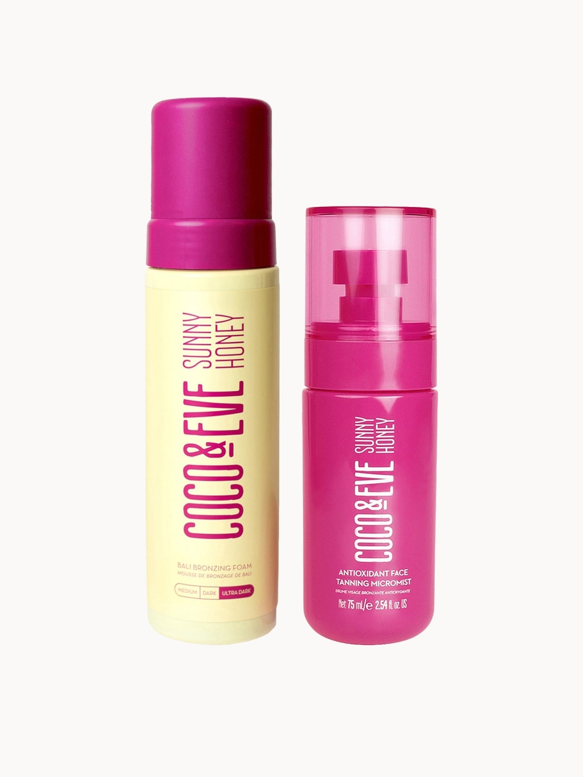Coco & Eve Bali Bronzing Foam and Face Tanning Micromist Bundle (Various Shades) - Ultra Dark 4