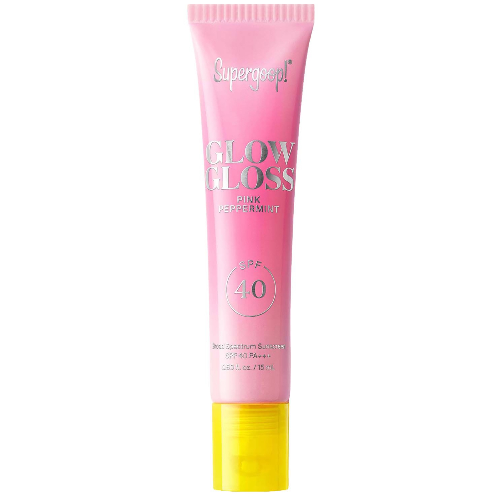 Supergoop! Glow Gloss Lip Balm SPF 40 - Pink Peppermint, 15 ml | Dermstore
