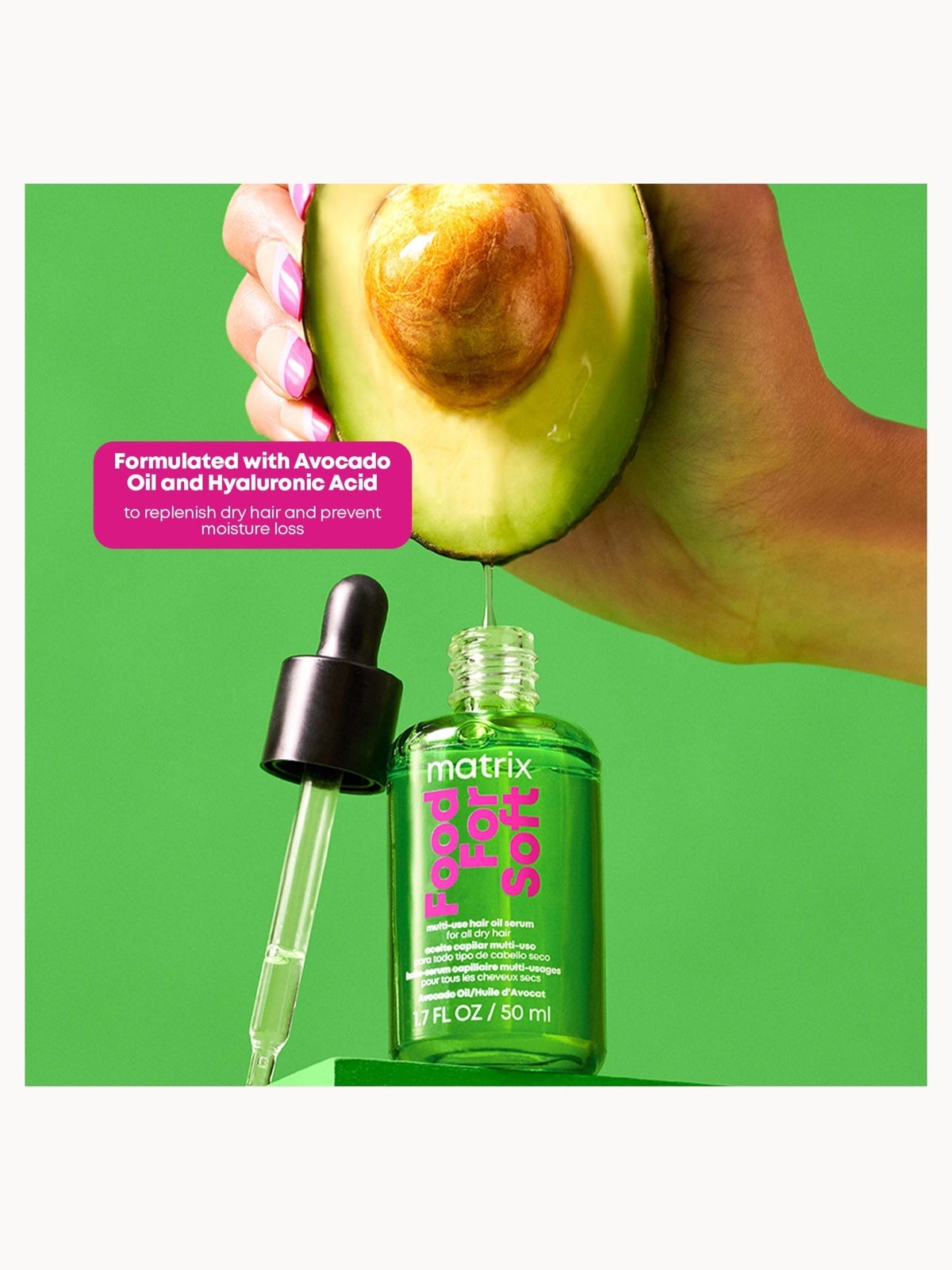 Matrix Food for Soft Hydrating Shampoo 300ml, Conditioner 300ml, Multi-Use Hair Oil Serum 50ml and Mini Miracle Creator 20 45ml 4